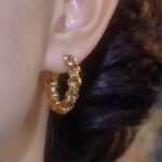 2026 Retro Coffee Zircon Hoop Earrings, Niche Elegant Ear Cuffs, Hot New Arrival - Image 4