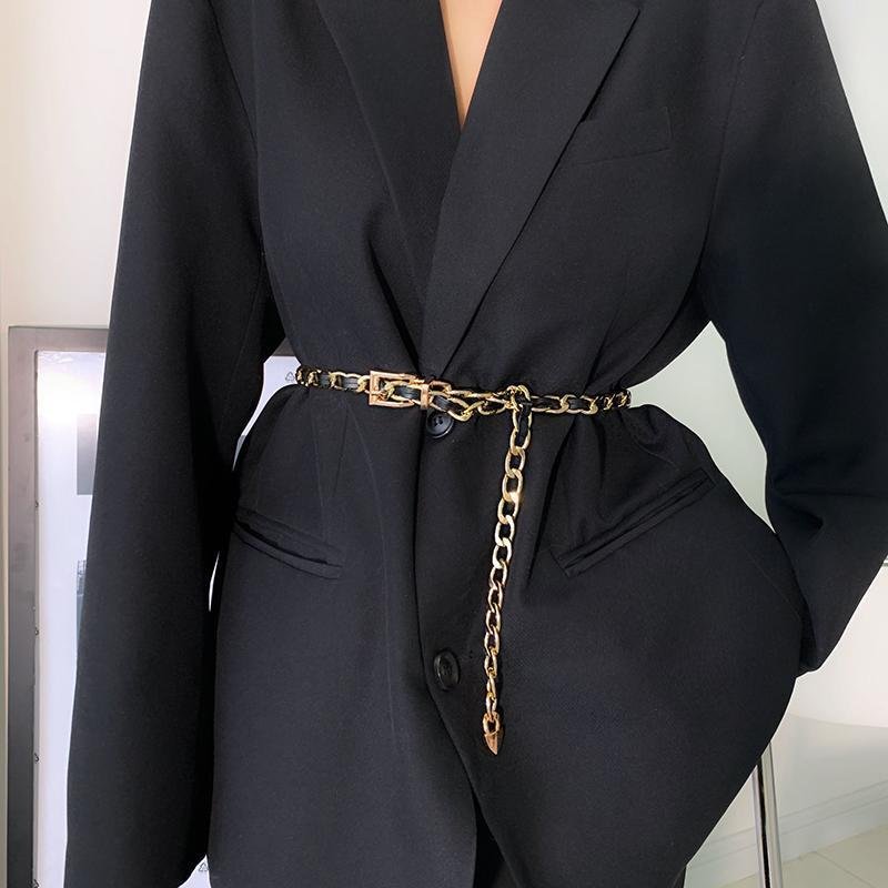 0a1d88a9-327d-4efc-a2a8-d65780692119.jpg High Sense Waist Chain Metal Lady Versatile Decorative Belt Thin Chain With Skirt Suit Belt Body Chain - Image 1