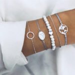 Women's Beaded Chain Bracelet Suit - Image 6