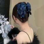 Multi-layer Butterfly Hair Clips With A Sparkling Bow