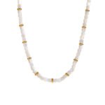 White Fritillary Twin Clavicle Chain All-match Necklace - Image 10