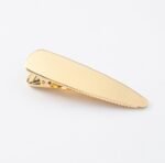 Elegant wild retro matte brushed metal hair clips Duckbill clips bangs clip side headdress - Image 5