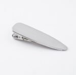Elegant wild retro matte brushed metal hair clips Duckbill clips bangs clip side headdress - Image 4