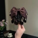 Multi-layer Butterfly Hair Clips With A Sparkling Bow - Image 2