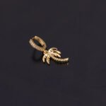 Unusual Piercing Stud Earrings for Women Fashion Jewelry Girls Cute Heart Lock Anime Drop Hoop Earrings Ear Cuffs - Image 6
