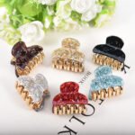 Acrylic Hair Clips Women's Ponytail Hair Catching Bath Tray Hair Clips - Image 2