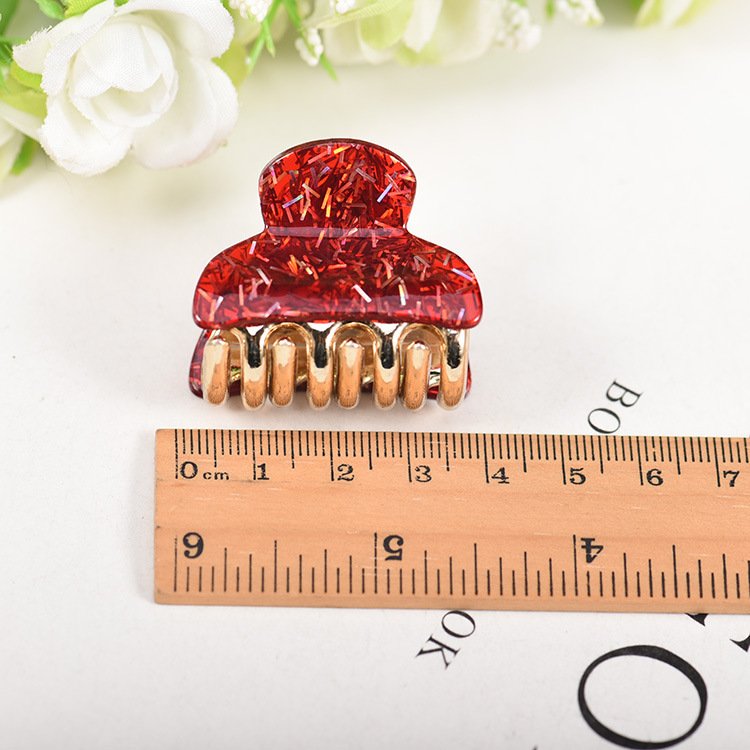 1615959369892.jpg Acrylic Hair Clips Women's Ponytail Hair Catching Bath Tray Hair Clips - Image 1