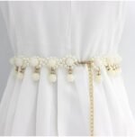 Summer Women''s Pearl Waist Chain Fashion Versatile Decorative Dress With Clothes New Skirt Small Belt Elegant - Image 5