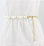 Summer Women''s Pearl Waist Chain Fashion Versatile Decorative Dress With Clothes New Skirt Small Belt Elegant - Image 9