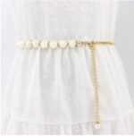 Summer Women''s Pearl Waist Chain Fashion Versatile Decorative Dress With Clothes New Skirt Small Belt Elegant - Image 8