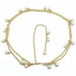 Pearl Waist Chain Women's Decorative Dress All-match Belt Women's Thin Korean Version - Image 3