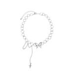Ladies Butterfly Necklace Pendant Clavicle Chain Necklace - Image 2