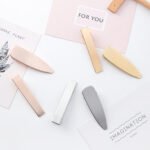Elegant wild retro matte brushed metal hair clips Duckbill clips bangs clip side headdress - Image 2