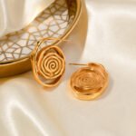 Ins Titanium Steel Hoop Earrings Stud Earrings - Image 10