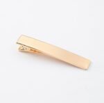 Elegant wild retro matte brushed metal hair clips Duckbill clips bangs clip side headdress - Image 8