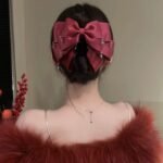 Multi-layer Butterfly Hair Clips With A Sparkling Bow - Image 3