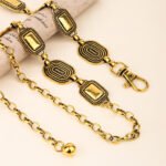 European And American Cross Border Waist Chain Ladies Boho Style Fashion Versatile Belt Thin Metal Chain Decorative Skirt - Image 6