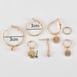 Women's ear hoop earrings - Image 2