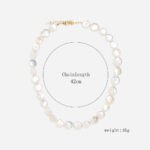 Pearl Choker Clavicle Chain Cross - Image 3