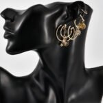 Women's ear hoop earrings - Image 5
