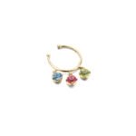 Earrings 9K Real Gold Natural Stone Crystal Ear Cuffs - Image 5