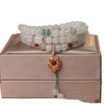 Chinese Style Retro Multi-circle Hetian Jade Beaded Bracelet - Image 4