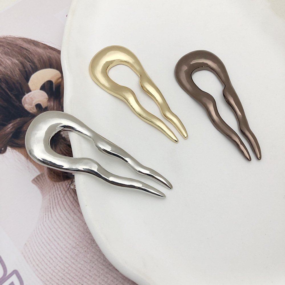 4942404d-209e-4e1e-8ef9-df72b9b47cd1.jpg Simple Hair Clasp Metal U-clips Plate - Image 1