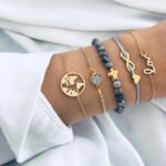 Women's Beaded Chain Bracelet Suit - Image 2