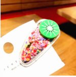 Children's Hair Ornaments Cartoon Fruit Hair Clips Women's Colorful Quicksand - Image 7