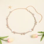 Metal Waist Chain Decorative Belt Dress Suit Chain Accessories Rhinestone Bone Shaped Belt - Image 5