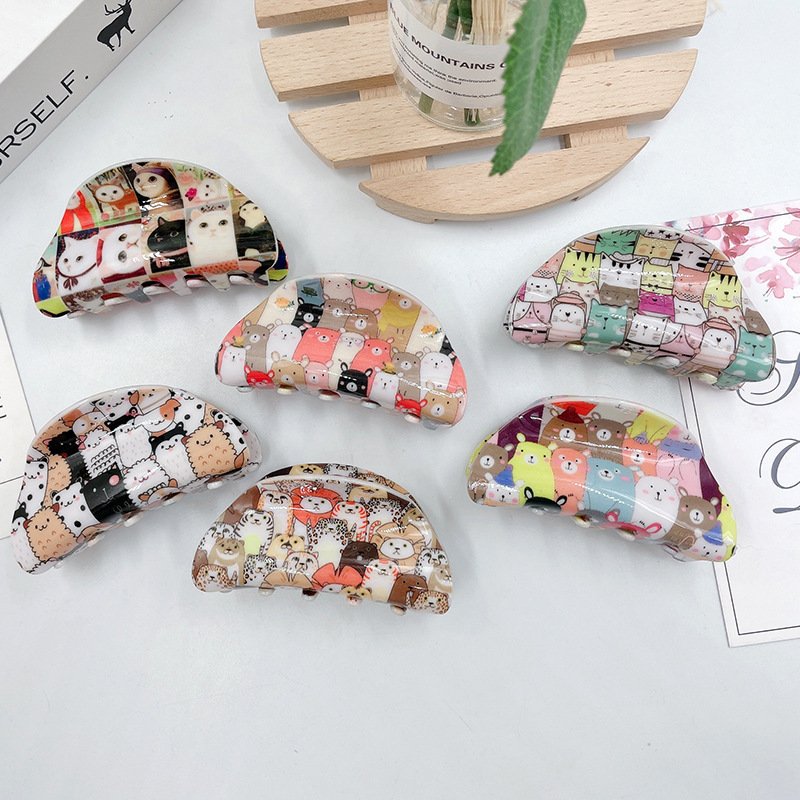 5c3cc218-ffe5-4540-978b-ee4e15f66866.jpg Manufacturers Supply Cute Cartoon Grip 82cm 2p Hair Clips Hair Accessories - Image 1