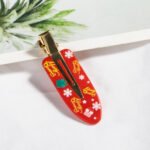Christmas Themed Elk And Bear Cookie Hair Clips - Image 8