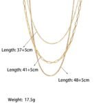 Three-layer Twin Necklace Female Niche Clavicle Chain - Image 4