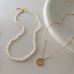 Pearl Metal Choker Clavicle Chain - Image 4