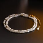 White Fritillary Twin Clavicle Chain All-match Necklace - Image 6