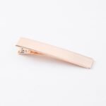 Elegant wild retro matte brushed metal hair clips Duckbill clips bangs clip side headdress - Image 9