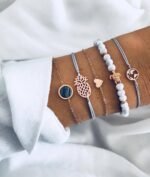 Women's Beaded Chain Bracelet Suit - Image 7