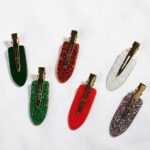 Christmas Themed Elk And Bear Cookie Hair Clips