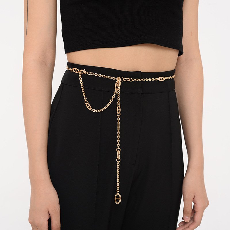 7de393ec-33a8-49f1-b43c-8187c094d021.jpg Women's Skirt Decorative Chain Fashion Belt - Image 1