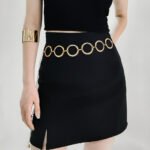 Fashion Circle Metal Waist Chain Women's Decorative Dress With Chain Belt Senior Hollow Accessories - Image 2