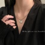 Sweet Cool Beaded Necklace Pentagram Clavicle Chain Twin - Image 5