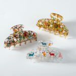 Christmas Decorations Acrylic Hair Clips Headpieces Hairpins - Image 2