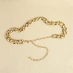 New Waist Chain Acrylic Accessory Belt With Skirt Dress Waist Chain Rectangular X Chain Decorative Waist Seal Body Chain - Image 5