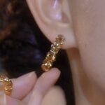 2026 Retro Coffee Zircon Hoop Earrings, Niche Elegant Ear Cuffs, Hot New Arrival - Image 3