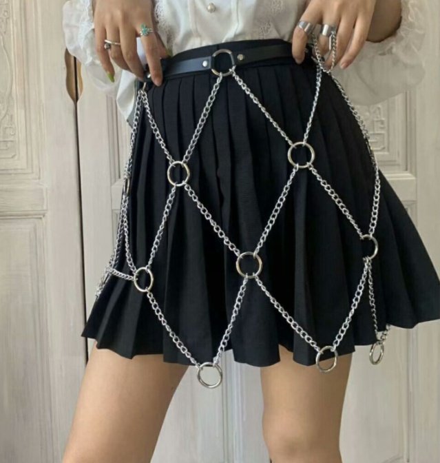 bce38149-1624-4c94-a67d-903f9c803d47.jpg Fashion Metal Chain Belt Decorative Belt - Image 1