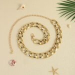 New Waist Chain Acrylic Accessory Belt With Skirt Dress Waist Chain Rectangular X Chain Decorative Waist Seal Body Chain - Image 3