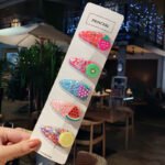 Children's Hair Ornaments Cartoon Fruit Hair Clips Women's Colorful Quicksand - Image 9