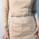 Metal Waist Chain Decorative Belt Dress Suit Chain Accessories Rhinestone Bone Shaped Belt - Image 2