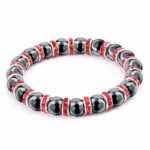 Haematite Beaded Bracelet Single Circle Couple Micro Inlay Rhinestones - Image 9