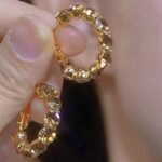 2026 Retro Coffee Zircon Hoop Earrings, Niche Elegant Ear Cuffs, Hot New Arrival - Image 5